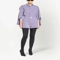 Balenciaga elasticated-waist shorts - Purple