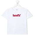 Levi's Kids logo-print T-shirt - White