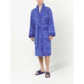 Dolce & Gabbana long sleeve bathrobe - Purple