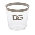 Dolce & Gabbana logo-print drinking glasses (set of 2) - White