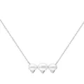 TASAKI 18kt white gold Collection Line Danger neo diamond pavé necklace - Silver