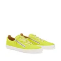Giuseppe Zanotti Gail glitter low-top sneakers - Yellow