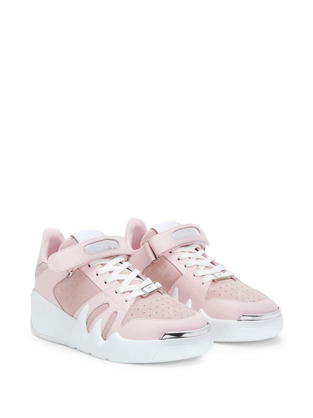 Giuseppe Zanotti Talon touch-strap sneakers - Pink
