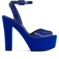 Giuseppe Zanotti Tarifa 170mm platform sandals - Blue