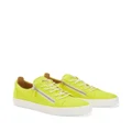 Giuseppe Zanotti Frankie glitter low-top sneakers - Yellow