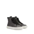 Giuseppe Zanotti Eco-Blabber glitter high-top sneakers - Black