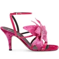 Giuseppe Zanotti Florant velvet sandals - Pink