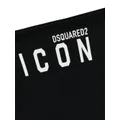 Dsquared2 Icon logo-print bikini bottoms - Black
