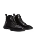 Giuseppe Zanotti Adric leather combat boots - Black