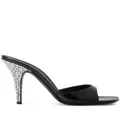 Giuseppe Zanotti Marthe crystal 85mm sandals - Black