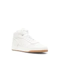 Saint Laurent high-top leather sneakers - White