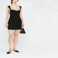 Nensi Dojaka sweetheart-neck backless mini dress - Black
