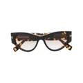 Marc Jacobs Eyewear cat-eye tinted sunglasses - Brown