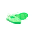 Mini Melissa side-buckle closed-toe sandals - Green