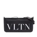 Valentino Garavani logo-print messenger bag - Black