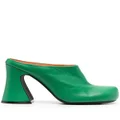 Marni 115mm Sabot leather mules - Green