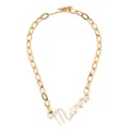 Marni logo-motif chain necklace - Gold