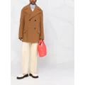 Marni double-breasted short coat - Brown