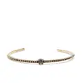 Alexander McQueen Skull charm cuff bracelet - Gold