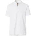 Burberry Monogram motif cotton-piqué polo shirt - White