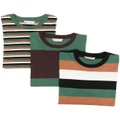 Marni striped crew neck T-shirt - Green