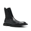 Alexander McQueen polished leather Chelsea boots - Black