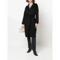 ANINE BING belted double-breasted coat - Black