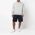 Tommy Hilfiger logo-print organic cotton hoodie - Grey