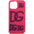 Dolce & Gabbana printed iPhone 13 Pro Max case - Pink