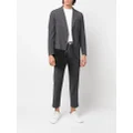 Dell'oglio single-breasted wool suit - Grey