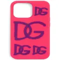 Dolce & Gabbana DG logo-print iPhone 13 Pro case - Pink