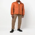 Calvin Klein zipped-up padded jacket - Orange