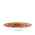 Dolce & Gabbana Carretto-print porcelain soup plates (set of 2) - Orange