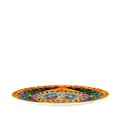 Dolce & Gabbana knight-print charger plate - Yellow