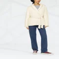 Calvin Klein down wrap puffer jacket - Neutrals