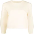 Calvin Klein logo-print crew neck sweatshirt - Neutrals