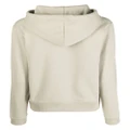 Calvin Klein Jeans chest-logo drawstring hoodie - Neutrals