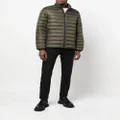 Calvin Klein logo-patch padded jacket - Green