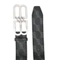Balenciaga BB-buckle reversible belt - Black