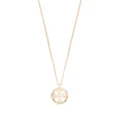 Tory Burch logo-charm necklace - Gold