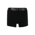 Philipp Plein Stones rhinestone-logo boxers - Black