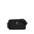 Philipp Plein Hexagon logo plaque belt bag - Black