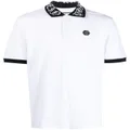 Philipp Plein TM short-sleeve polo shirt - White