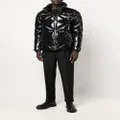 Philipp Plein padded high-shine jacket - Black
