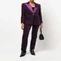 Philipp Plein crystal-embellished blazer - Purple
