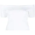 Alexander McQueen off-shoulder T-shirt - White