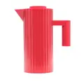 Alessi ribbed-detail cylindrical jug - Red
