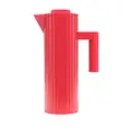 Alessi ribbed-detail cylindrical jug - Red