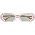 Undercover oversized frame sunglasses - Pink