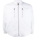 Alexander McQueen zip-up long-sleeve shirt - White